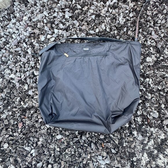 Jimmy Choo (Made in Italy) Zebra-Print Nylon Tote Bag + Matching Pouch - Picture 11 of 15